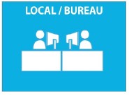 Location bureau, local Challans